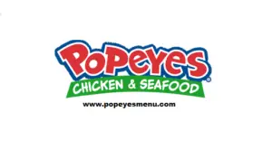 Popeyes menu