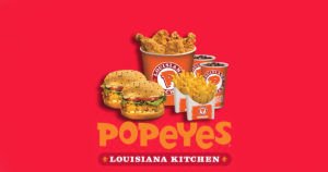 popeyes chicken menu